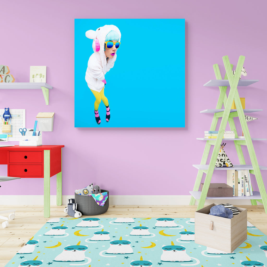 Teddy Bear Girl Peel & Stick Vinyl Wall Sticker-Laminated Wall Stickers-ART_VN_UN-IC 5006450 IC 5006450, Asian, Dance, Fashion, Individuals, Music, Music and Dance, Music and Musical Instruments, People, Portraits, Urban, teddy, bear, girl, peel, stick, vinyl, wall, sticker, accessories, active, attractive, beautiful, beauty, blue, body, caucasian, club, crazy, dj, dub, exclusive, exercise, female, fun, funky, fur, coat, glasses, headphones, hoody, leisure, lifestyle, lips, listen, nightclubs, one, party, p