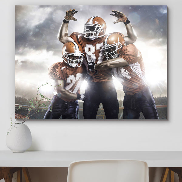 American Football Players In Action On The Stadium Peel & Stick Vinyl Wall Sticker-Laminated Wall Stickers-ART_VN_UN-IC 5006460 IC 5006460, Adult, American, Asian, Culture, Ethnic, People, Sports, Traditional, Tribal, World Culture, football, players, in, action, on, the, stadium, peel, stick, vinyl, wall, sticker, for, home, decoration, helmet, player, activity, aggression, arena, athlete, ball, caucasian, challenge, competition, competitive, dark, effort, energy, event, field, fitness, floodlit, full, gra