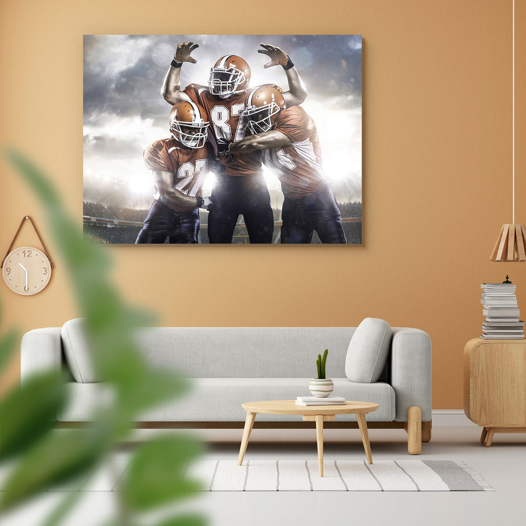 American Football Players In Action On The Stadium Peel & Stick Vinyl Wall Sticker-Laminated Wall Stickers-ART_VN_UN-IC 5006460 IC 5006460, Adult, American, Asian, Culture, Ethnic, People, Sports, Traditional, Tribal, World Culture, football, players, in, action, on, the, stadium, peel, stick, vinyl, wall, sticker, helmet, player, activity, aggression, arena, athlete, ball, caucasian, challenge, competition, competitive, dark, effort, energy, event, field, fitness, floodlit, full, grass, jumping, lifestyle,