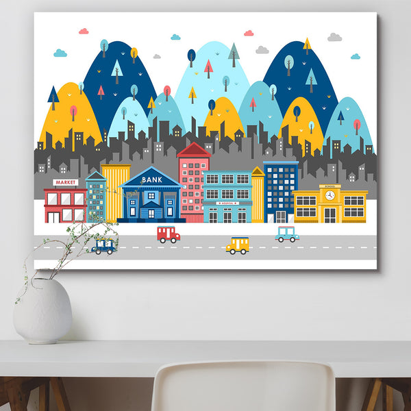 Colorful City Street Peel & Stick Vinyl Wall Sticker-Laminated Wall Stickers-ART_VN_UN-IC 5006497 IC 5006497, Abstract Expressionism, Abstracts, Automobiles, Cars, Cities, City Views, Geometric, Geometric Abstraction, Illustrations, Landscapes, Maps, Mountains, Scenic, Semi Abstract, Signs, Signs and Symbols, Transportation, Travel, Urban, Vehicles, colorful, city, street, peel, stick, vinyl, wall, sticker, for, home, decoration, abstract, apartment, bank, blue, building, cityscape, clouds, concept, day, de