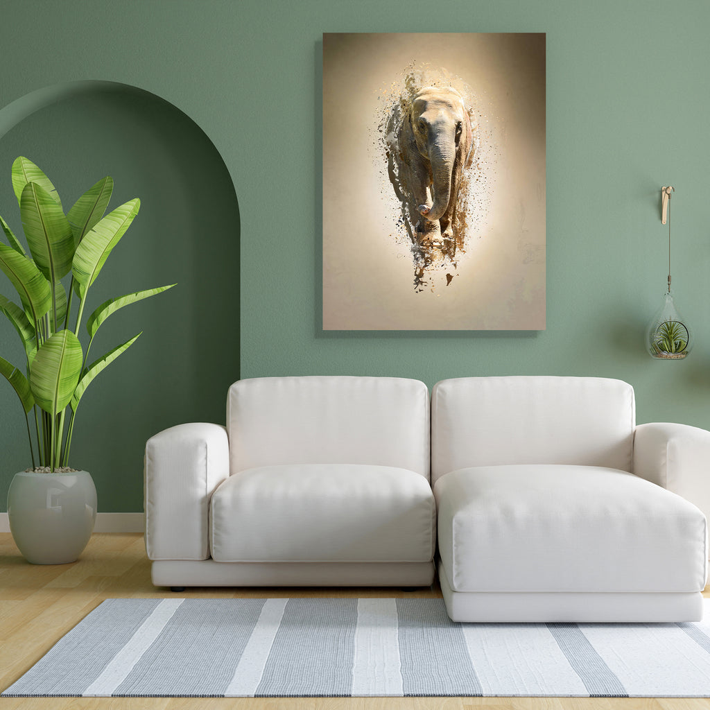Abstract Elephant D2 Peel & Stick Vinyl Wall Sticker-Laminated Wall Stickers-ART_VN_UN-IC 5006500 IC 5006500, Abstract Expressionism, Abstracts, African, Animals, Art and Paintings, Asian, Digital, Digital Art, Fantasy, Fashion, Graphic, Illustrations, Indian, Individuals, Nature, Patterns, Portraits, Scenic, Semi Abstract, Signs, Signs and Symbols, Sketches, Splatter, Wildlife, abstract, elephant, d2, peel, stick, vinyl, wall, sticker, advertising, animal, art, artwork, background, banner, big, brush, canv