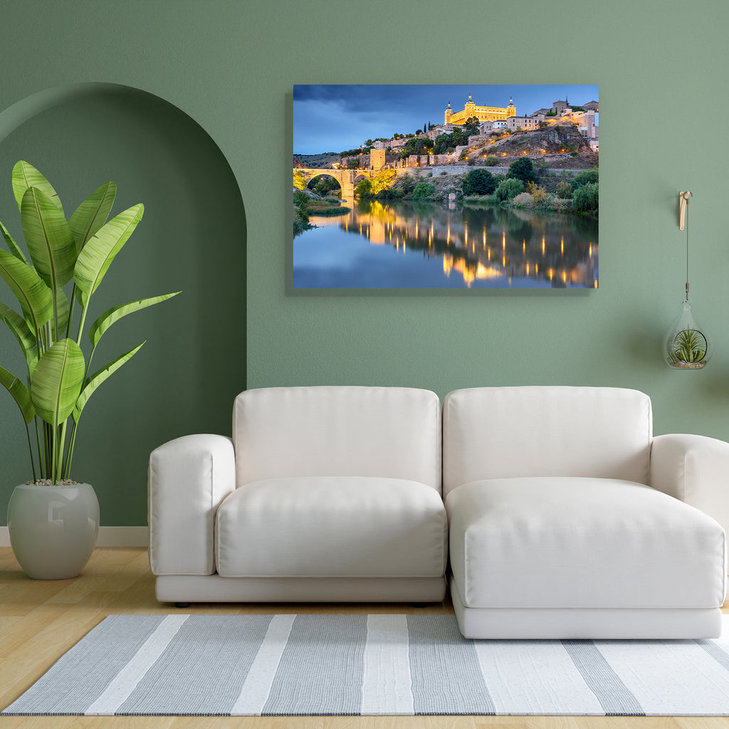 Old Town Toledo Skyline on the River, Spain Peel & Stick Vinyl Wall Sticker-Laminated Wall Stickers-ART_VN_UN-IC 5006508 IC 5006508, Ancient, Architecture, Historical, Landmarks, Medieval, Places, Skylines, Spanish, Vintage, old, town, toledo, skyline, on, the, river, spain, peel, stick, vinyl, wall, sticker, alcazar, architectural, castle, cathedral, dusk, el, europe, european, evening, famous, historic, iberian, la, landmark, location, madrid, night, palace, place, reflection, scene, stream, twilight, vie