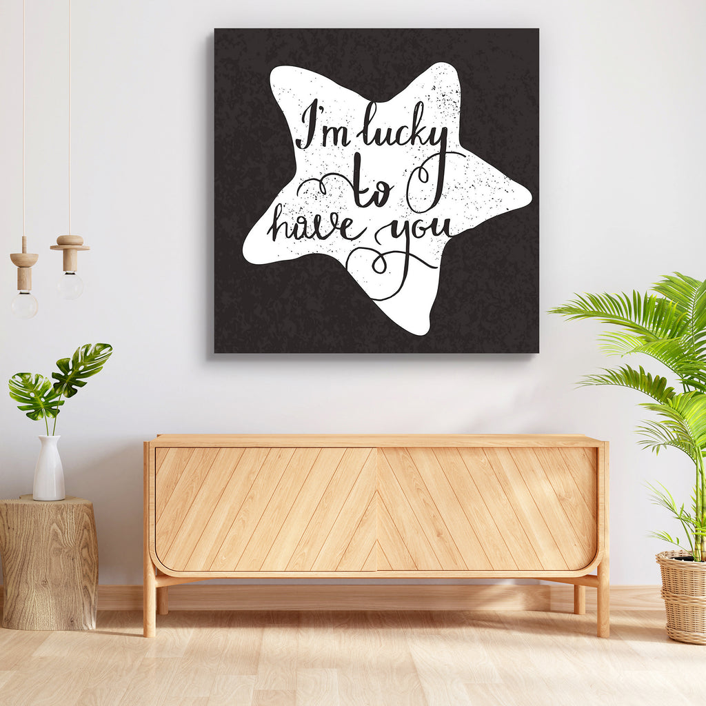 Star I am Lucky to have You Typography Peel & Stick Vinyl Wall Sticker-Laminated Wall Stickers-ART_VN_UN-IC 5006526 IC 5006526, Calligraphy, Digital, Digital Art, Graphic, Illustrations, Inspirational, Love, Motivation, Motivational, Quotes, Romance, Signs, Signs and Symbols, Sketches, Text, Typography, Wedding, star, i, am, lucky, to, have, you, peel, stick, vinyl, wall, sticker, romantic, card, concept, decoration, design, element, emotions, enjoy, expression, font, fun, greeting, handdrawn, home, decor, 