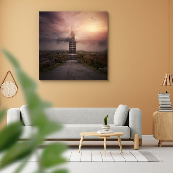 A Road Turns Into A Staircase Up To The Clouds Peel & Stick Vinyl Wall Sticker-Laminated Wall Stickers-ART_VN_UN-IC 5006533 IC 5006533, Automobiles, Nature, Scenic, Sunrises, Sunsets, Surrealism, Transportation, Travel, Vehicles, a, road, turns, into, staircase, up, to, the, clouds, peel, stick, vinyl, wall, sticker, for, home, decoration, concept, heaven, surreal, stairs, concepts, asphalt, cloud, drive, follow, sky, steps, street, sunrise, sunset, walk, artzfolio, wall sticker, wall stickers, wallpaper st