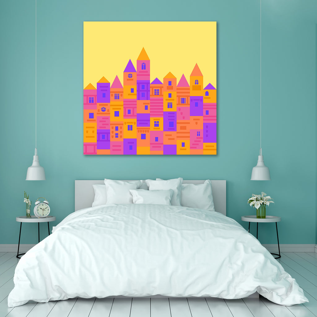 Colorful Medieval Town From Building Blocks Peel & Stick Vinyl Wall Sticker-Laminated Wall Stickers-ART_VN_UN-IC 5006551 IC 5006551, Ancient, Animated Cartoons, Architecture, Caricature, Cartoons, Cities, City Views, Fantasy, Gothic, Illustrations, Medieval, Signs, Signs and Symbols, Stripes, Urban, Vintage, colorful, town, from, building, blocks, peel, stick, vinyl, wall, sticker, background, block, cartoon, castle, city, cityscape, color, cube, cute, design, estate, exterior, facade, flat, fort, fortress,