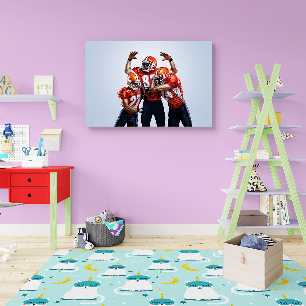 American Football Player in Action D2 Peel & Stick Vinyl Wall Sticker-Laminated Wall Stickers-ART_VN_UN-IC 5006555 IC 5006555, Adult, American, Asian, Black and White, Culture, Ethnic, People, Sports, Traditional, Tribal, White, World Culture, football, player, in, action, d2, peel, stick, vinyl, wall, sticker, players, helmet, activity, aggression, athlete, background, ball, caucasian, challenge, competition, competitive, cut, dark, effort, energy, event, fitness, floodlit, full, isolated, jumping, lifesty