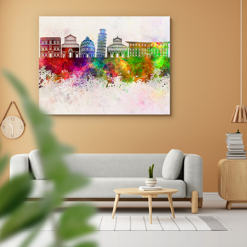 Pisa Skyline, a city in Tuscany, Central Italy Peel & Stick Vinyl Wall Sticker-Laminated Wall Stickers-ART_VN_UN-IC 5006578 IC 5006578, Abstract Expressionism, Abstracts, Architecture, Art and Paintings, Cities, City Views, Illustrations, Italian, Landmarks, Panorama, Places, Semi Abstract, Skylines, Splatter, Watercolour, pisa, skyline, a, city, in, tuscany, central, italy, peel, stick, vinyl, wall, sticker, abstract, watercolor, art, background, bright, cityscape, color, colorful, creativity, europe, grun