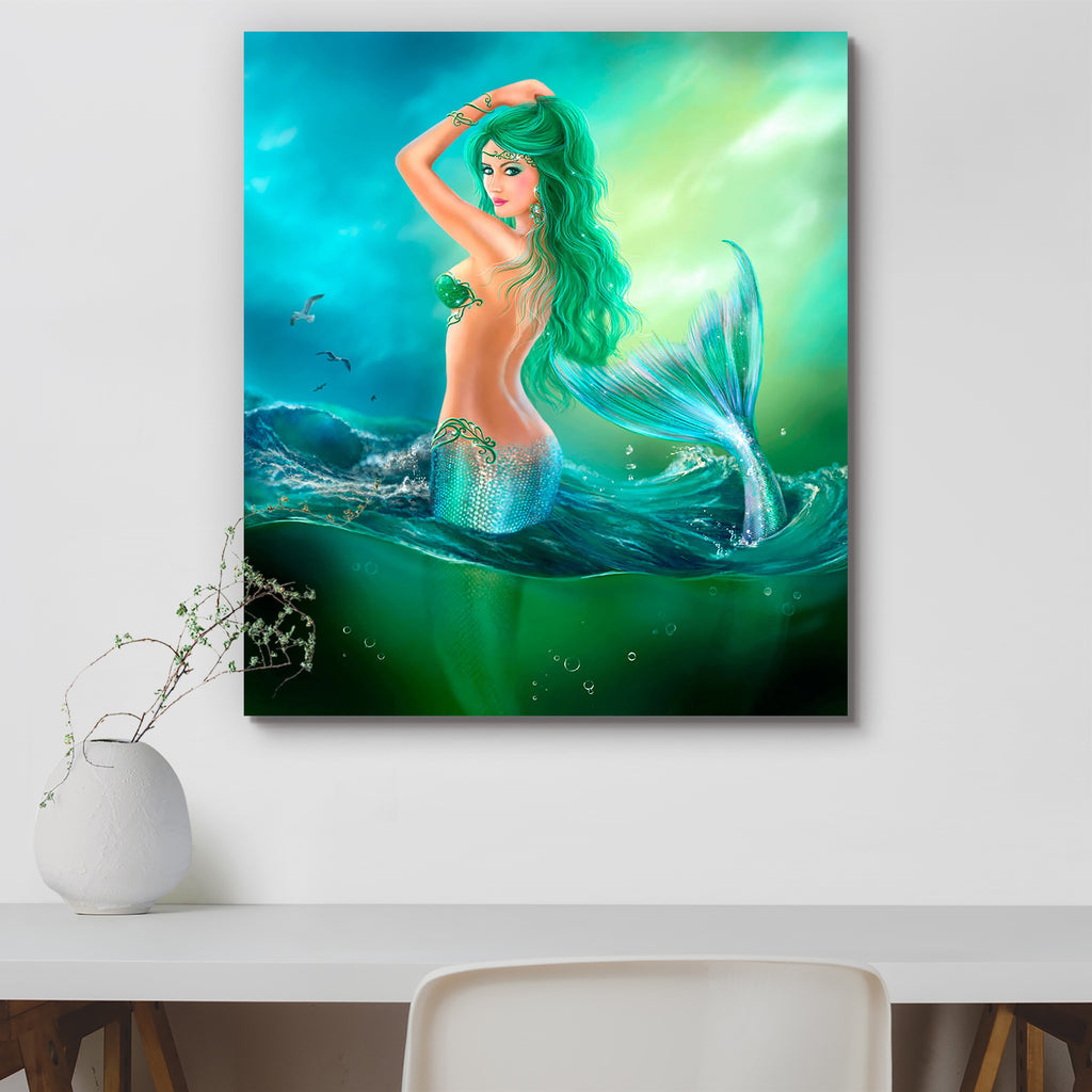 Mermaid On Ocean Waves Peel & Stick Vinyl Wall Sticker-Laminated Wall Stickers-ART_VN_UN-IC 5006594 IC 5006594, Fantasy, Mermaid, on, ocean, waves, peel, stick, vinyl, wall, sticker, beautiful, artzfolio, wall sticker, wall stickers, wallpaper sticker, wall stickers for bedroom, wall decoration items for bedroom, wall decor for bedroom, wall stickers for hall, wall stickers for living room, vinyl stickers for wall, vinyl stickers for furniture, wall decal, wall stickers for kids, vinyl wall sticker, wall po