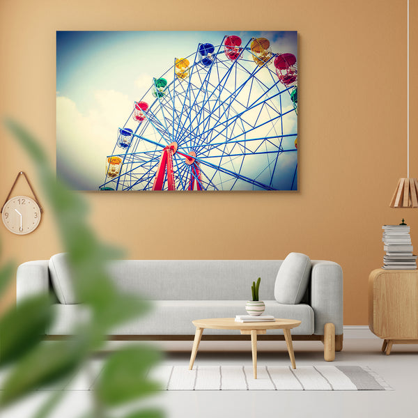 Vintage Ferris Wheel In Park Peel & Stick Vinyl Wall Sticker-Laminated Wall Stickers-ART_VN_UN-IC 5006624 IC 5006624, Abstract Expressionism, Abstracts, Ancient, Automobiles, Black and White, Circle, Entertainment, Family, Festivals, Festivals and Occasions, Festive, Historical, Holidays, Medieval, Semi Abstract, Transportation, Travel, Vehicles, Vintage, Wedding, White, ferris, wheel, in, park, peel, stick, vinyl, wall, sticker, for, home, decoration, abstract, activity, amusement, anniversary, artwork, at