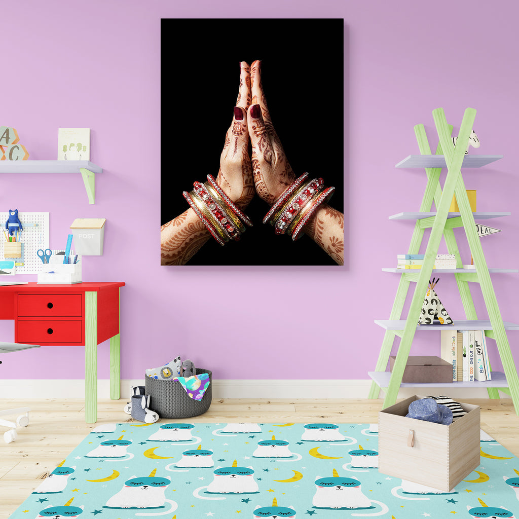 Woman Hands with Henna in Namaste Mudra Peel & Stick Vinyl Wall Sticker-Laminated Wall Stickers-ART_VN_UN-IC 5006633 IC 5006633, Art and Paintings, Black, Black and White, Culture, Ethnic, Festivals, Festivals and Occasions, Festive, Hinduism, Indian, Love, Paintings, Religion, Religious, Romance, Signs, Signs and Symbols, Symbols, Traditional, Tribal, Wedding, World Culture, woman, hands, with, henna, in, namaste, mudra, peel, stick, vinyl, wall, sticker, india, welcome, symbol, art, background, bangles, b