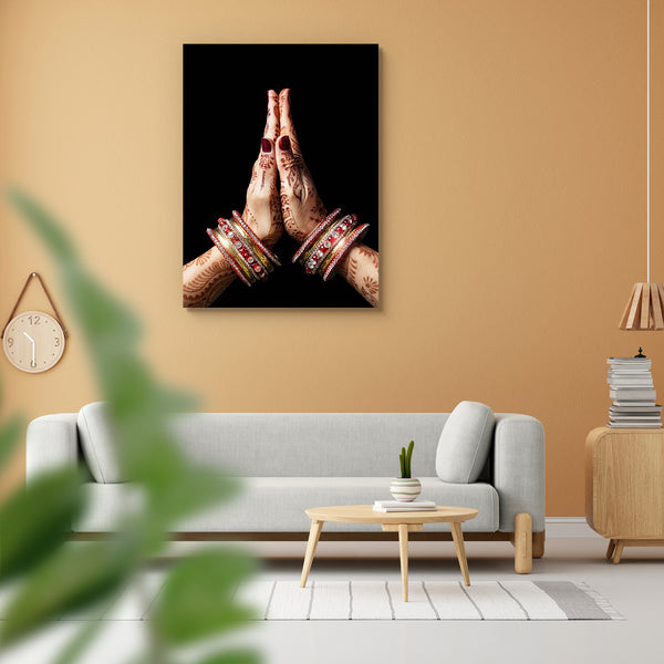 Woman Hands with Henna in Namaste Mudra Peel & Stick Vinyl Wall Sticker-Laminated Wall Stickers-ART_VN_UN-IC 5006633 IC 5006633, Art and Paintings, Black, Black and White, Culture, Ethnic, Festivals, Festivals and Occasions, Festive, Hinduism, Indian, Love, Paintings, Religion, Religious, Romance, Signs, Signs and Symbols, Symbols, Traditional, Tribal, Wedding, World Culture, woman, hands, with, henna, in, namaste, mudra, peel, stick, vinyl, wall, sticker, for, home, decoration, india, welcome, symbol, art,