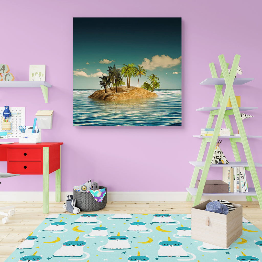 Island in the Sea Peel & Stick Vinyl Wall Sticker-Laminated Wall Stickers-ART_VN_UN-IC 5006635 IC 5006635, Abstract Expressionism, Abstracts, Automobiles, Nature, Scenic, Semi Abstract, Signs, Signs and Symbols, Space, Transportation, Travel, Tropical, Vehicles, island, in, the, sea, peel, stick, vinyl, wall, sticker, desert, paradise, beach, chair, clouds, concept, copy, copyspace, exotic, horizon, journey, leisure, line, lounge, luxury, marine, ocean, palm, palmtree, relax, relaxation, resort, rest, sign,