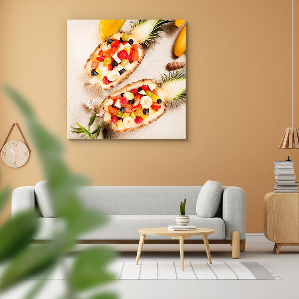 Tropical Fruits in Hollowed Out Pineapple Peel & Stick Vinyl Wall Sticker-Laminated Wall Stickers-ART_VN_UN-IC 5006643 IC 5006643, Cuisine, Food, Food and Beverage, Food and Drink, Fruit and Vegetable, Fruits, Tropical, Wine, in, hollowed, out, pineapple, peel, stick, vinyl, wall, sticker, for, home, decoration, apple, assorted, banana, berry, blueberries, cocktail, colorful, delicious, dessert, different, fresh, freshness, fruit, fruity, grapes, green, healthy, mango, new, nutrition, orange, organic, overh