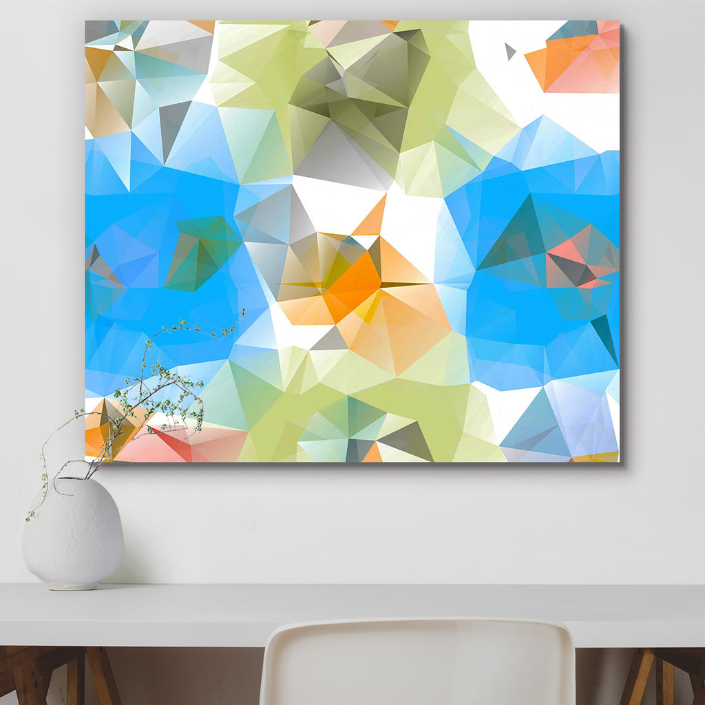 Abstract Geometric D1 Peel & Stick Vinyl Wall Sticker - Laminated Wall Stickers - ArtzFolio.com