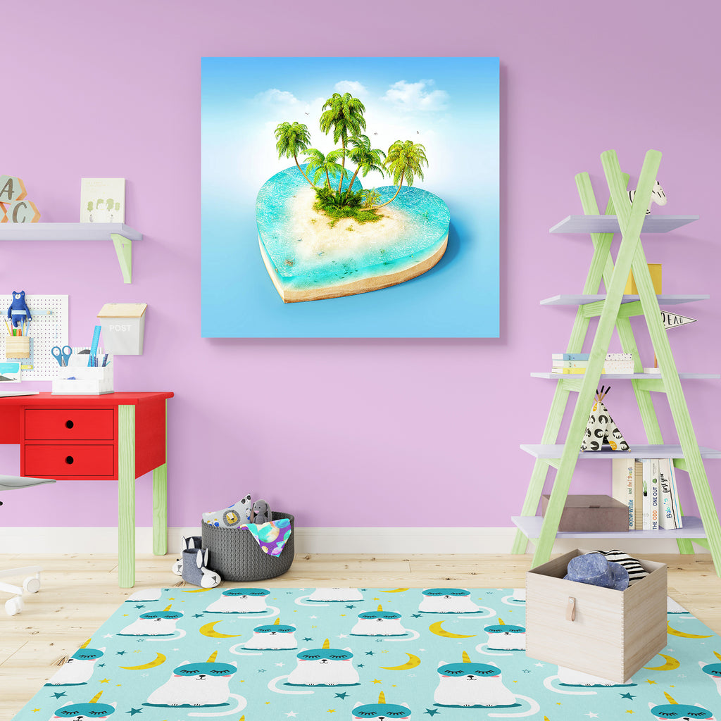 Tropical Island Peel & Stick Vinyl Wall Sticker-Laminated Wall Stickers-ART_VN_UN-IC 5006666 IC 5006666, Art and Paintings, Automobiles, Cross, Hearts, Holidays, Illustrations, Landscapes, Love, Nature, Romance, Scenic, Signs, Signs and Symbols, Transportation, Travel, Tropical, Vehicles, island, peel, stick, vinyl, wall, sticker, paradise, art, background, beach, blue, coast, concept, creative, cut, design, earth, exotic, green, ground, heart, holiday, illustration, imagine, lagoon, landscape, ocean, outdo