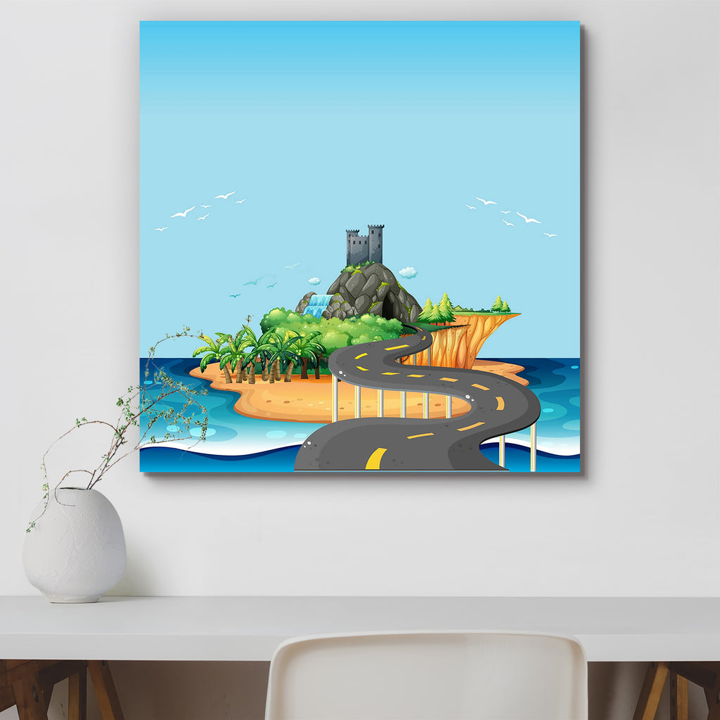 Road Trip To The Cave On The Island Peel & Stick Vinyl Wall Sticker-Laminated Wall Stickers-ART_VN_UN-IC 5006675 IC 5006675, Animated Cartoons, Art and Paintings, Caricature, Cartoons, Digital, Digital Art, Drawing, Graphic, Holidays, Illustrations, Landscapes, Nature, Scenic, road, trip, to, the, cave, on, island, peel, stick, vinyl, wall, sticker, beach, bridge, cartoon, castle, clipart, expressway, fresh, highway, holiday, illustration, journey, landscape, lane, natural, ocean, outdoors, outside, picture