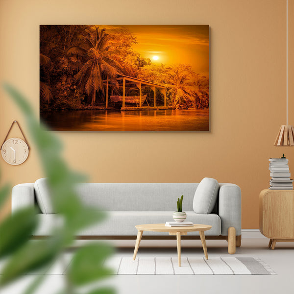 Sunset over Old Pirate Boat in Caribbean Bay Peel & Stick Vinyl Wall Sticker-Laminated Wall Stickers-ART_VN_UN-IC 5006716 IC 5006716, Automobiles, Boats, Holidays, Landscapes, Nautical, People, Scenic, Sunrises, Sunsets, Transportation, Travel, Tropical, Vehicles, sunset, over, old, pirate, boat, in, caribbean, bay, peel, stick, vinyl, wall, sticker, for, home, decoration, beautiful, coast, coastal, coastline, dawn, dominican, exotic, gold, golden, harbor, holiday, journey, jungle, landscape, ocean, palm, p