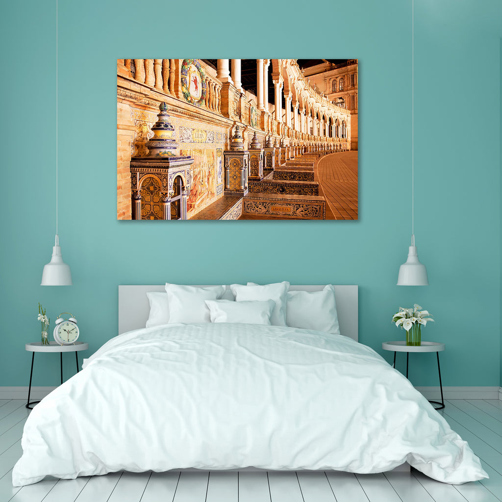 Plaza De Espana Square in Sevilla, Spain Peel & Stick Vinyl Wall Sticker-Laminated Wall Stickers-ART_VN_UN-IC 5006724 IC 5006724, Ancient, Architecture, Automobiles, Cities, City Views, Culture, Ethnic, Historical, Holidays, Landmarks, Medieval, Places, Skylines, Spanish, Traditional, Transportation, Travel, Tribal, Urban, Vehicles, Vintage, World Culture, plaza, de, espana, square, in, sevilla, spain, peel, stick, vinyl, wall, sticker, andalucia, andalusia, arabian, arcade, arch, background, bridge, buildi