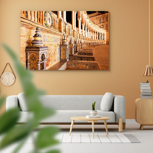 Plaza De Espana Square in Sevilla, Spain Peel & Stick Vinyl Wall Sticker-Laminated Wall Stickers-ART_VN_UN-IC 5006724 IC 5006724, Ancient, Architecture, Automobiles, Cities, City Views, Culture, Ethnic, Historical, Holidays, Landmarks, Medieval, Places, Skylines, Spanish, Traditional, Transportation, Travel, Tribal, Urban, Vehicles, Vintage, World Culture, plaza, de, espana, square, in, sevilla, spain, peel, stick, vinyl, wall, sticker, for, home, decoration, andalucia, andalusia, arabian, arcade, arch, bac
