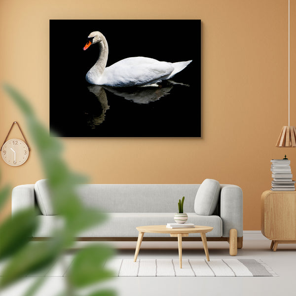 White Swan Reflection Peel & Stick Vinyl Wall Sticker-Laminated Wall Stickers-ART_VN_UN-IC 5006738 IC 5006738, Adult, Animals, Birds, Black, Black and White, Individuals, Landscapes, Nature, Portraits, Scenic, White, Wildlife, swan, reflection, peel, stick, vinyl, wall, sticker, for, home, decoration, animal, aquatic, beak, beautiful, beauty, bird, blue, countryside, cygnus, elegance, feather, feathered, feathers, graceful, lake, mute, natural, neck, orange, outdoor, pair, portrait, ripples, river, romantic
