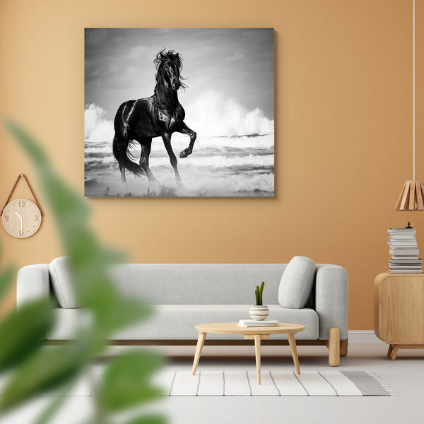 Black Stallion By The Seaside Peel & Stick Vinyl Wall Sticker-Laminated Wall Stickers-ART_VN_UN-IC 5006768 IC 5006768, Animals, Art and Paintings, Black, Black and White, Nature, Scenic, Sunrises, Sunsets, stallion, by, the, seaside, peel, stick, vinyl, wall, sticker, for, home, decoration, horse, horses, wild, galloping, monochrome, beast, bw, contrast, dust, emotions, equestrian, equine, farm, fast, fastest, fight, force, forward, free, freedom, gallop, gray, grey, ground, hoofed, light, male, mammal, man