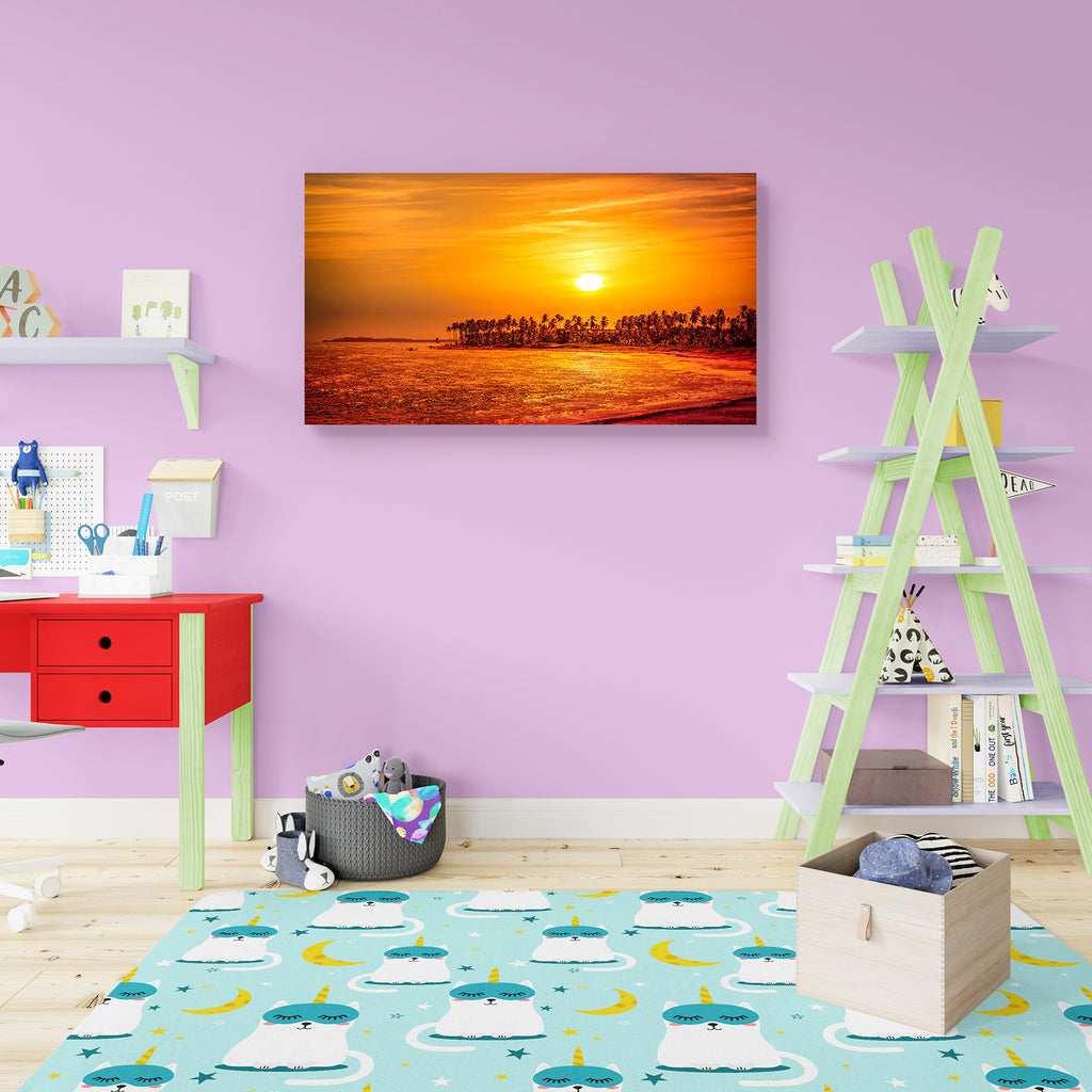 Sunset over Caribbean Sea, Dominican Republic Peel & Stick Vinyl Wall Sticker-Laminated Wall Stickers-ART_VN_UN-IC 5006784 IC 5006784, Automobiles, God Ram, Hinduism, Holidays, Landscapes, Panorama, People, Scenic, Sunrises, Sunsets, Transportation, Travel, Tropical, Vehicles, sunset, over, caribbean, sea, dominican, republic, peel, stick, vinyl, wall, sticker, beach, beautiful, clear, coast, coastal, dawn, day, destination, exotic, gold, golden, holiday, island, journey, landscape, ocean, palm, tree, palmt