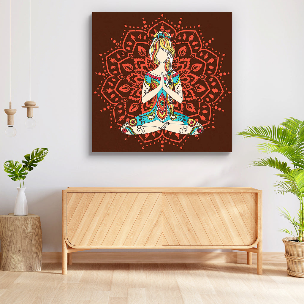 Yoga D2 Peel & Stick Vinyl Wall Sticker-Laminated Wall Stickers-ART_VN_UN-IC 5006803 IC 5006803, Ancient, Asian, Botanical, Culture, Decorative, Digital, Digital Art, Ethnic, Floral, Flowers, Geometric, Geometric Abstraction, Graphic, Hand Drawn, Historical, Indian, Mandala, Medieval, Nature, Signs, Signs and Symbols, Spiritual, Sports, Symbols, Traditional, Tribal, Vintage, World Culture, yoga, d2, peel, stick, vinyl, wall, sticker, asia, balance, body, chakra, design, emblem, exercise, fitness, gym, hand,