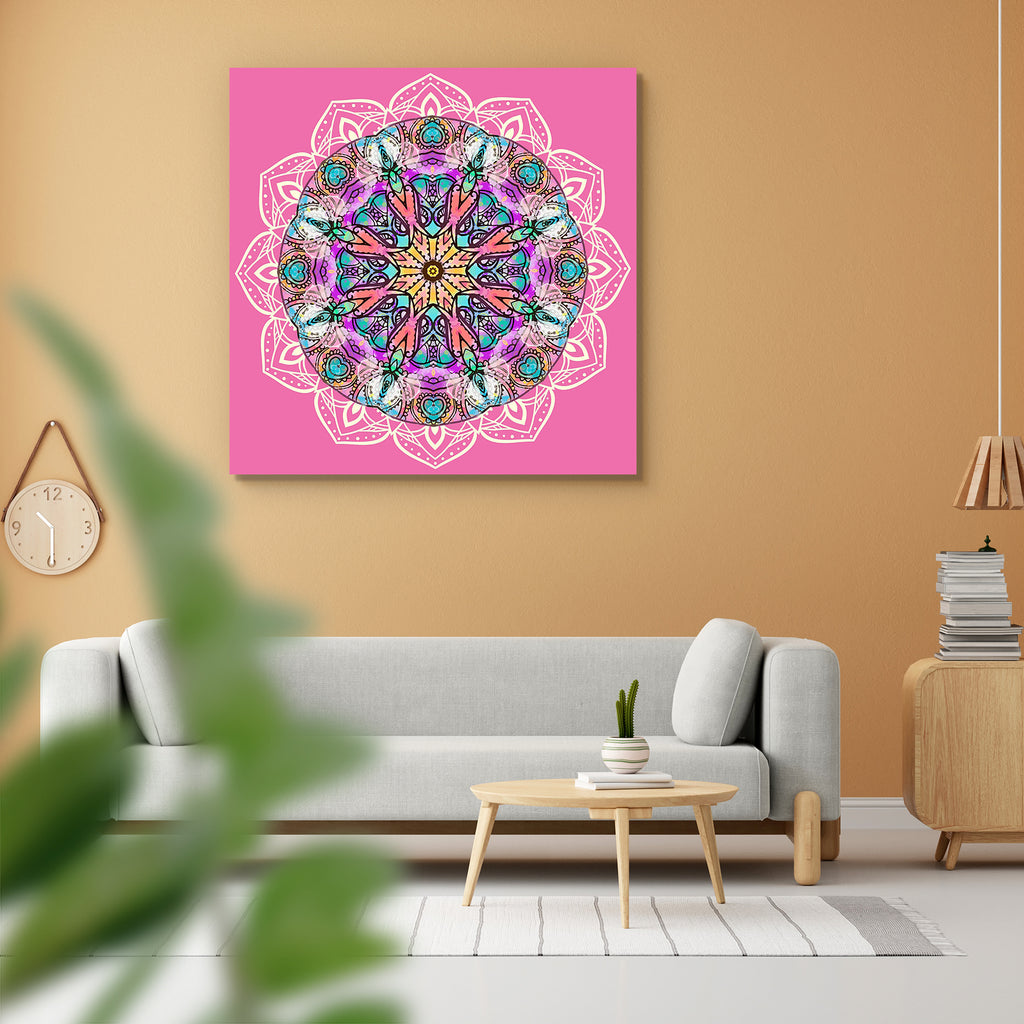 Mandala D1 Peel & Stick Vinyl Wall Sticker-Laminated Wall Stickers-ART_VN_UN-IC 5006804 IC 5006804, Abstract Expressionism, Abstracts, Allah, Ancient, Arabic, Art and Paintings, Botanical, Circle, Culture, Ethnic, Floral, Flowers, Geometric, Geometric Abstraction, Historical, Illustrations, Indian, Islam, Mandala, Medieval, Nature, Patterns, Retro, Semi Abstract, Signs, Signs and Symbols, Symbols, Traditional, Tribal, Vintage, Watercolour, Wedding, World Culture, d1, peel, stick, vinyl, wall, sticker, abstr