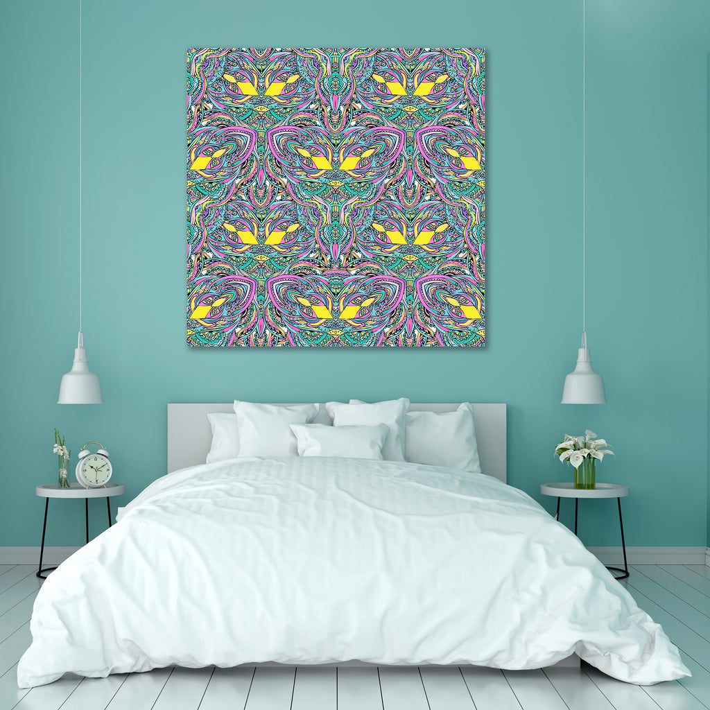 Abstract Ornament Art Peel & Stick Vinyl Wall Sticker - Laminated Wall Stickers - ArtzFolio.com