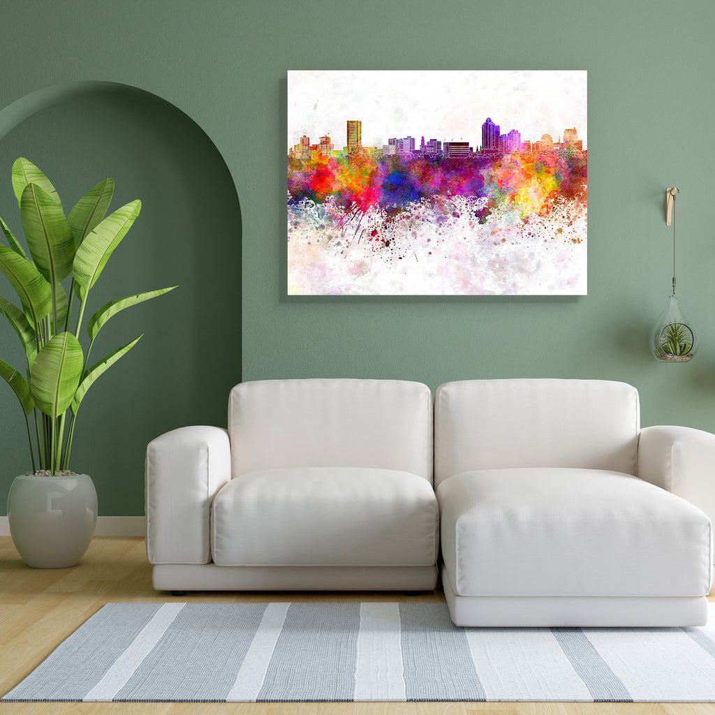 New Haven Skyline, US State of Connecticut Peel & Stick Vinyl Wall Sticker-Laminated Wall Stickers-ART_VN_UN-IC 5006819 IC 5006819, Abstract Expressionism, Abstracts, Ancient, Architecture, Art and Paintings, Cities, City Views, Historical, Illustrations, Landmarks, Medieval, Panorama, Places, Semi Abstract, Skylines, Splatter, Vintage, Watercolour, new, haven, skyline, us, state, of, connecticut, peel, stick, vinyl, wall, sticker, abstract, art, bright, cityscape, color, colorful, creativity, grunge, illus
