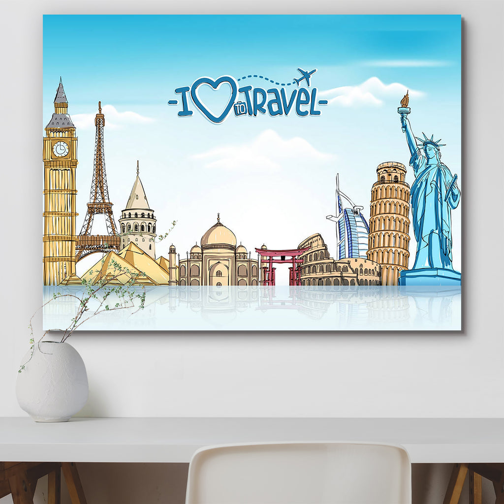 Travel & Tourism Famous World Landmarks Peel & Stick Vinyl Wall Sticker-Laminated Wall Stickers-ART_VN_UN-IC 5006845 IC 5006845, 3D, American, Animated Cartoons, Art and Paintings, Automobiles, Caricature, Cartoons, Countries, Drawing, Hand Drawn, Illustrations, Italian, Landmarks, Paintings, Places, Seasons, Signs, Signs and Symbols, Sketches, Transportation, Travel, Vehicles, tourism, famous, world, peel, stick, vinyl, wall, sticker, background, paris, vector, cartoon, the, buildings, colorful, concept, d