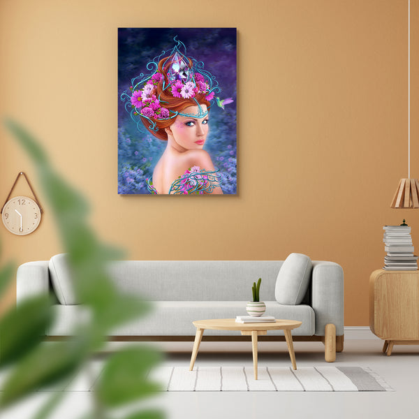 Portrait of Woman D5 Peel & Stick Vinyl Wall Sticker-Laminated Wall Stickers-ART_VN_UN-IC 5006858 IC 5006858, Botanical, Fantasy, Fashion, Floral, Flowers, Individuals, Nature, Portraits, portrait, of, woman, d5, peel, stick, vinyl, wall, sticker, for, home, decoration, artzfolio, wall sticker, wall stickers, wallpaper sticker, wall stickers for bedroom, wall decoration items for bedroom, wall decor for bedroom, wall stickers for hall, wall stickers for living room, vinyl stickers for wall, vinyl stickers f