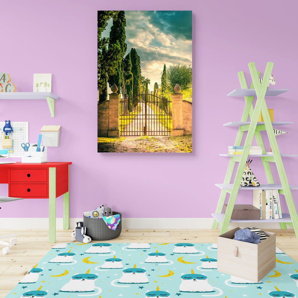 Tall Cypress Trees in Tuscany, Italy Peel & Stick Vinyl Wall Sticker-Laminated Wall Stickers-ART_VN_UN-IC 5006875 IC 5006875, Countries, Italian, Landscapes, Marble and Stone, Mountains, Nature, Rural, Scenic, Seasons, tall, cypress, trees, in, tuscany, italy, peel, stick, vinyl, wall, sticker, beautiful, beauty, closed, clouds, cloudy, color, colorful, country, countryside, dark, driveway, europe, farmhouse, farmland, gate, gateway, green, heavy, house, italia, landscape, light, manor, mansion, natural, ol