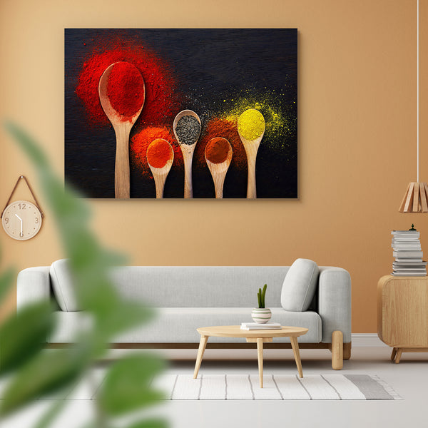 Image of Spoon Filled With Spices D2 Peel & Stick Vinyl Wall Sticker-Laminated Wall Stickers-ART_VN_UN-IC 5006879 IC 5006879, Beverage, Black, Black and White, Cuisine, Food, Food and Beverage, Food and Drink, Fruit and Vegetable, Kitchen, Wooden, image, of, spoon, filled, with, spices, d2, peel, stick, vinyl, wall, sticker, for, home, decoration, pepper, chili, powder, color, colorful, cook, cooking, crushed, curry, dark, dried, flavor, gourmet, ground, healthy, eating, hot, ingredient, masala, natural, or