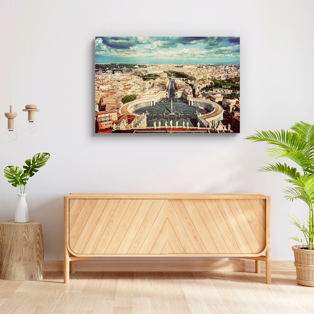 St. Peter's Square in Vatican City, Rome, Italy Peel & Stick Vinyl Wall Sticker-Laminated Wall Stickers-ART_VN_UN-IC 5006883 IC 5006883, Ancient, Architecture, Automobiles, Christianity, Cities, City Views, God Ram, Hinduism, Historical, Italian, Jesus, Landmarks, Medieval, Panorama, Places, Religion, Religious, Retro, Skylines, Transportation, Travel, Urban, Vehicles, Vintage, st., peter's, square, in, vatican, city, rome, italy, peel, stick, vinyl, wall, sticker, basilica, building, capital, catholic, cat