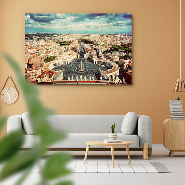 St. Peter's Square in Vatican City, Rome, Italy Peel & Stick Vinyl Wall Sticker-Laminated Wall Stickers-ART_VN_UN-IC 5006883 IC 5006883, Ancient, Architecture, Automobiles, Christianity, Cities, City Views, God Ram, Hinduism, Historical, Italian, Jesus, Landmarks, Medieval, Panorama, Places, Religion, Religious, Retro, Skylines, Transportation, Travel, Urban, Vehicles, Vintage, st., peter's, square, in, vatican, city, rome, italy, peel, stick, vinyl, wall, sticker, for, home, decoration, basilica, building,