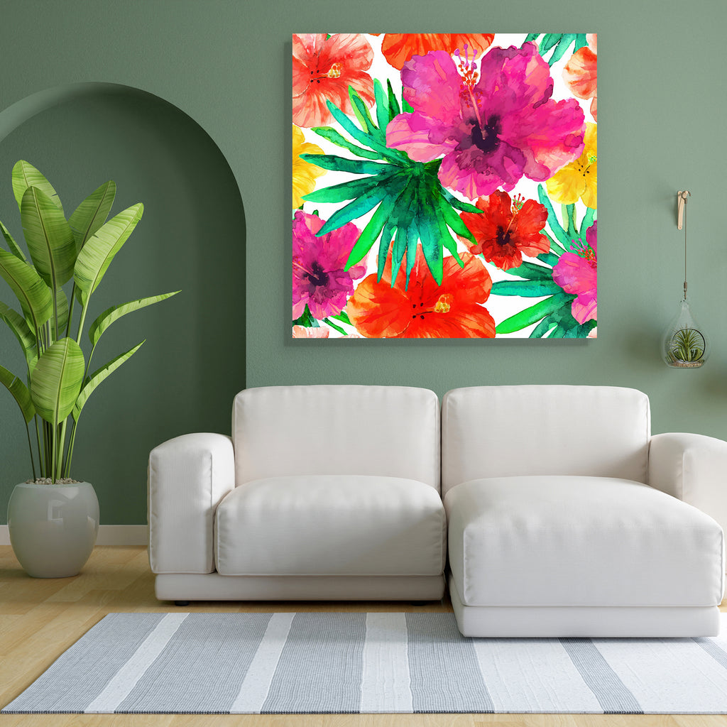 Hibiscus Flowers D2 Peel & Stick Vinyl Wall Sticker-Laminated Wall Stickers-ART_VN_UN-IC 5006891 IC 5006891, Abstract Expressionism, Abstracts, Art and Paintings, Botanical, Circle, Culture, Digital, Digital Art, Ethnic, Fantasy, Fashion, Floral, Flowers, Graphic, Illustrations, Nature, Patterns, Semi Abstract, Signs, Signs and Symbols, Traditional, Tribal, Tropical, Watercolour, World Culture, hibiscus, d2, peel, stick, vinyl, wall, sticker, abstract, art, backgrounds, celebration, color, computer, daisy, 