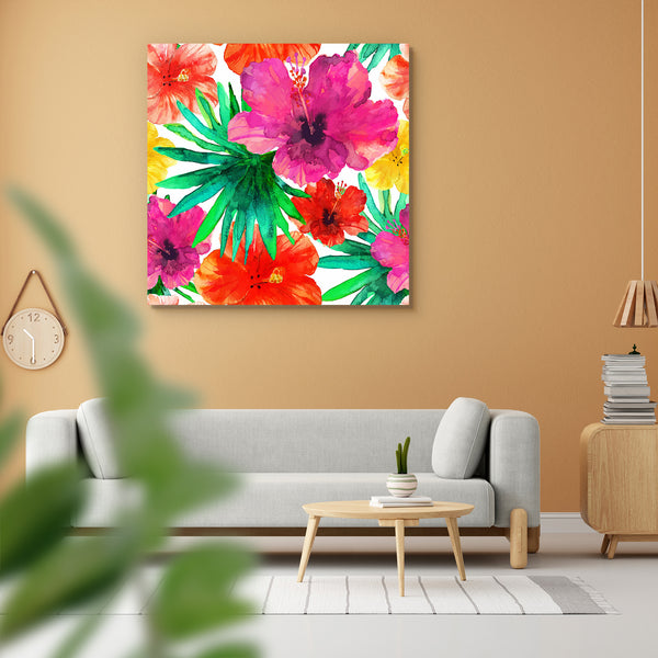 Hibiscus Flowers D2 Peel & Stick Vinyl Wall Sticker-Laminated Wall Stickers-ART_VN_UN-IC 5006891 IC 5006891, Abstract Expressionism, Abstracts, Art and Paintings, Botanical, Circle, Culture, Digital, Digital Art, Ethnic, Fantasy, Fashion, Floral, Flowers, Graphic, Illustrations, Nature, Patterns, Semi Abstract, Signs, Signs and Symbols, Traditional, Tribal, Tropical, Watercolour, World Culture, hibiscus, d2, peel, stick, vinyl, wall, sticker, for, home, decoration, abstract, art, backgrounds, celebration, c