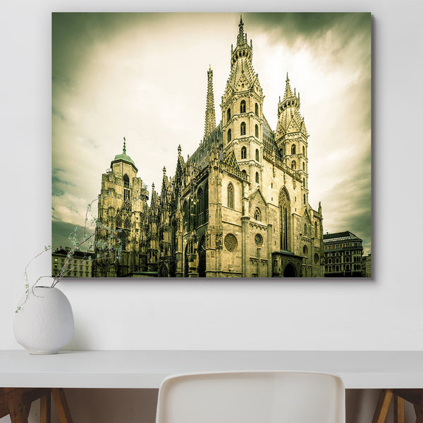 St. Stephen's Cathedral, Vienna, Austria's Capital Peel & Stick Vinyl Wall Sticker-Laminated Wall Stickers-ART_VN_UN-IC 5006927 IC 5006927, Ancient, Architecture, Automobiles, Cities, City Views, Gothic, Historical, Landmarks, Medieval, Patterns, Places, Religion, Religious, Transportation, Travel, Vehicles, Vintage, st., stephen's, cathedral, vienna, austria's, capital, peel, stick, vinyl, wall, sticker, for, home, decoration, article, austria, building, catholic, church, city, clouds, cloudy, construction