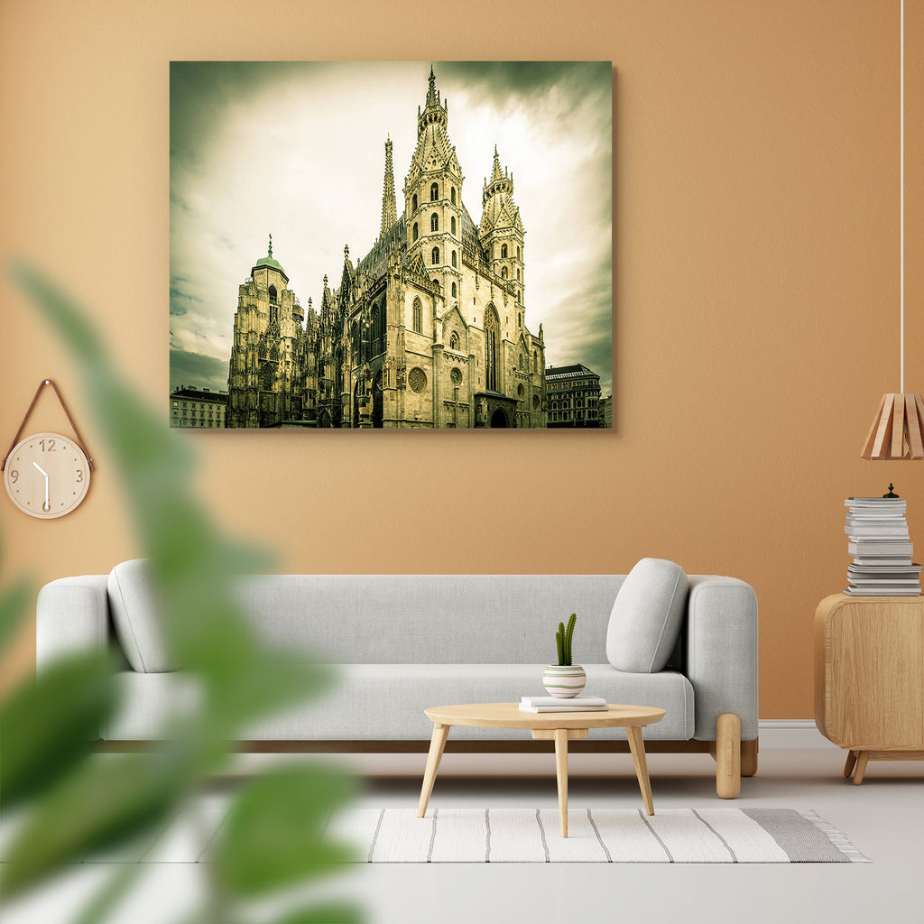 St. Stephen's Cathedral, Vienna, Austria's Capital Peel & Stick Vinyl Wall Sticker-Laminated Wall Stickers-ART_VN_UN-IC 5006927 IC 5006927, Ancient, Architecture, Automobiles, Cities, City Views, Gothic, Historical, Landmarks, Medieval, Patterns, Places, Religion, Religious, Transportation, Travel, Vehicles, Vintage, st., stephen's, cathedral, vienna, austria's, capital, peel, stick, vinyl, wall, sticker, article, austria, building, catholic, church, city, clouds, cloudy, construction, decoration, destinati