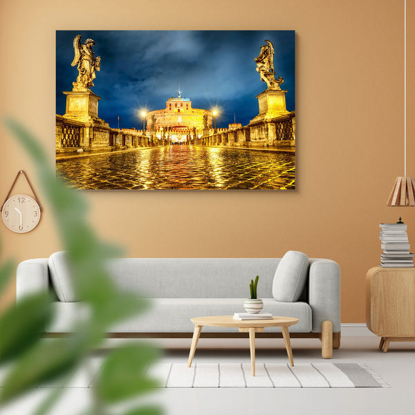 Castel San Angelo in Angelo, Rome, Italy, at Night Peel & Stick Vinyl Wall Sticker-Laminated Wall Stickers-ART_VN_UN-IC 5006952 IC 5006952, Ancient, Architecture, Cities, City Views, Culture, Ethnic, God Ram, Hinduism, Historical, Icons, Italian, Landmarks, Marble, Marble and Stone, Medieval, Panorama, Places, Religion, Religious, Skylines, Traditional, Tribal, Vintage, World Culture, castel, san, angelo, in, rome, italy, at, night, peel, stick, vinyl, wall, sticker, for, home, decoration, angel, arches, br
