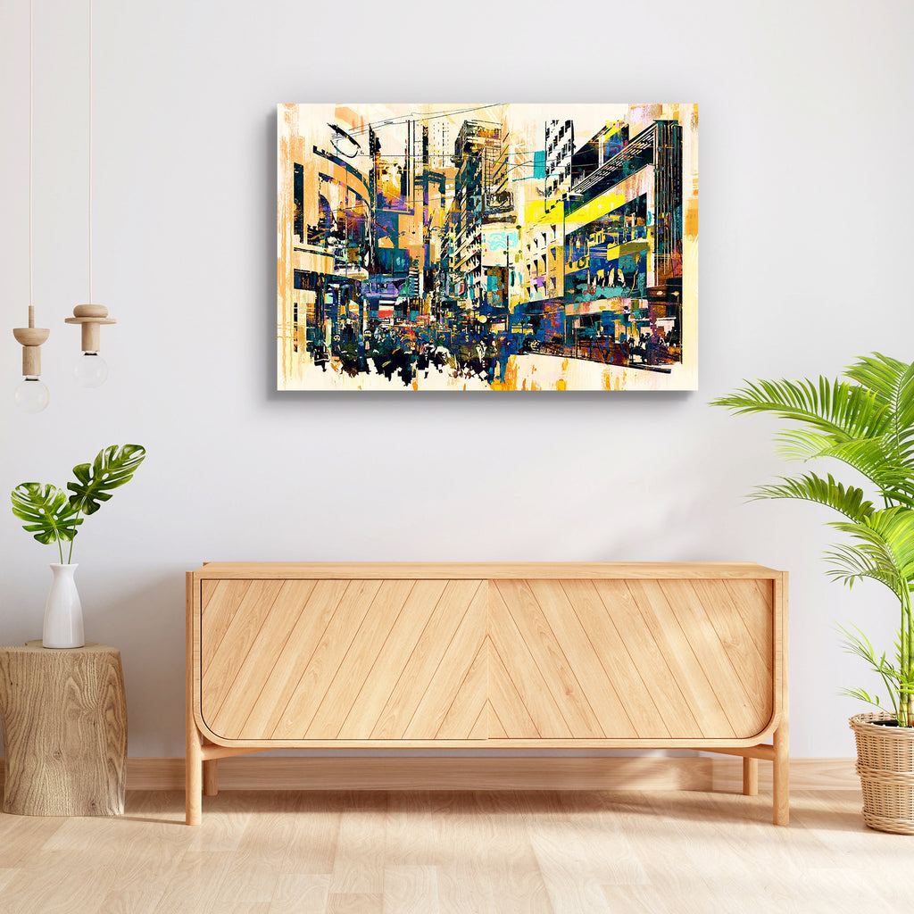 Art Of Cityscape Peel & Stick Vinyl Wall Sticker-Laminated Wall Stickers-ART_VN_UN-IC 5006978 IC 5006978, Abstract Expressionism, Abstracts, Architecture, Art and Paintings, Automobiles, Business, Cities, City Views, Digital, Digital Art, Drawing, Graphic, Illustrations, Modern Art, Paintings, People, Semi Abstract, Signs, Signs and Symbols, Transportation, Travel, Urban, Vehicles, Watercolour, art, of, cityscape, peel, stick, vinyl, wall, sticker, abstract, street, painting, city, modern, contemporary, wal