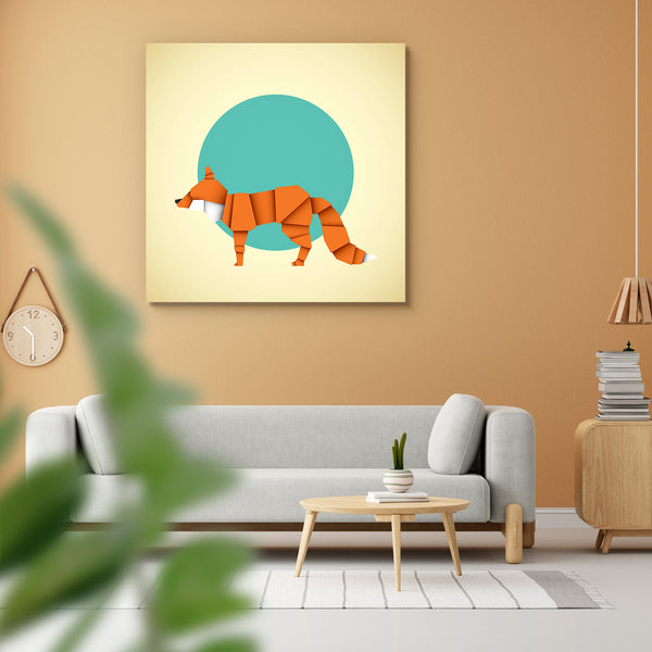 Origami Fox Peel & Stick Vinyl Wall Sticker-Laminated Wall Stickers-ART_VN_UN-IC 5006999 IC 5006999, Animals, Art and Paintings, Decorative, Signs, Signs and Symbols, Wildlife, origami, fox, peel, stick, vinyl, wall, sticker, for, home, decoration, animal, art, artistic, creative, decor, decorations, design, designs, fold, folded, foxes, handmade, mammal, mammals, paper, papers, wild, work, working, artzfolio, wall sticker, wall stickers, wallpaper sticker, wall stickers for bedroom, wall decoration items f