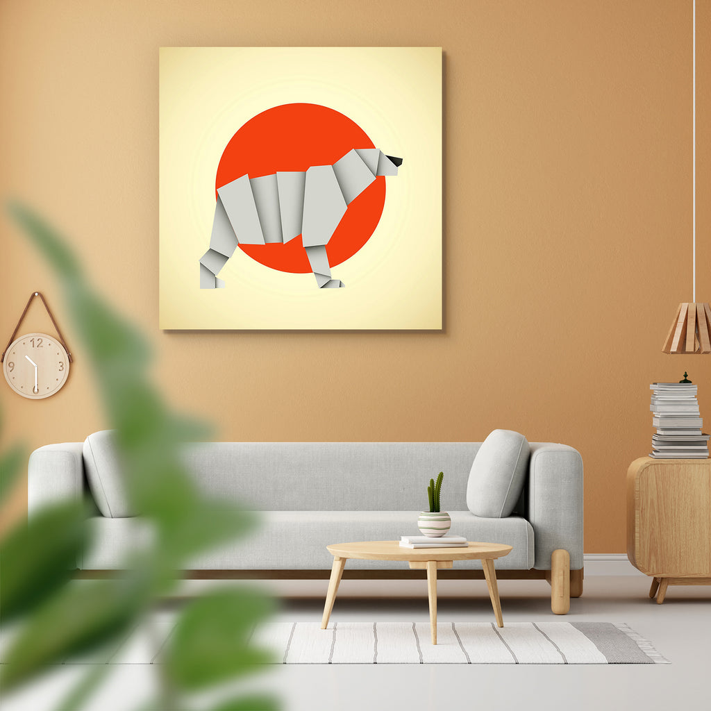 Origami Polar Bear Peel & Stick Vinyl Wall Sticker-Laminated Wall Stickers-ART_VN_UN-IC 5007002 IC 5007002, Animals, Art and Paintings, Decorative, Signs, Signs and Symbols, Wildlife, origami, polar, bear, peel, stick, vinyl, wall, sticker, animal, art, artistic, creative, danger, dangers, decor, decoration, decorations, design, designs, fold, folded, handmade, mammal, mammals, paper, papers, wild, work, working, artzfolio, wall sticker, wall stickers, wallpaper sticker, wall stickers for bedroom, wall deco