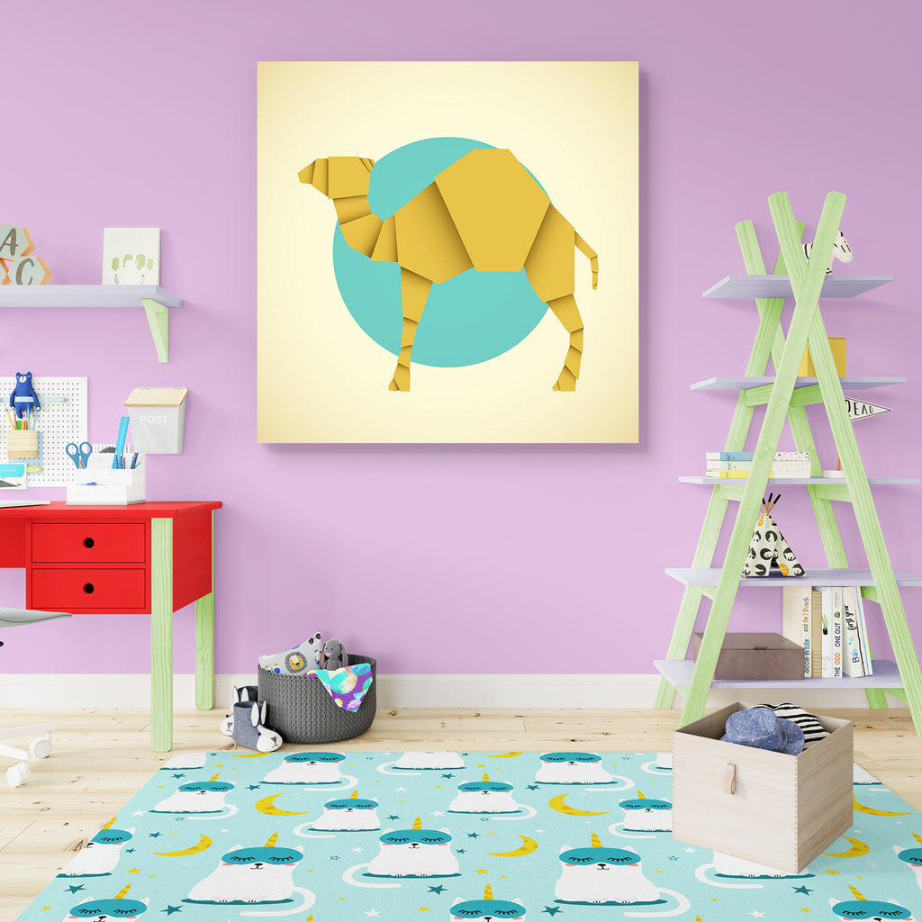 Origami Camel Peel & Stick Vinyl Wall Sticker-Laminated Wall Stickers-ART_VN_UN-IC 5007005 IC 5007005, Animals, Art and Paintings, Decorative, Signs, Signs and Symbols, Wildlife, origami, camel, peel, stick, vinyl, wall, sticker, animal, art, artistic, camels, creative, decor, decoration, decorations, design, designs, fold, folded, handmade, mammal, mammals, paper, papers, wild, work, working, artzfolio, wall sticker, wall stickers, wallpaper sticker, wall stickers for bedroom, wall decoration items for bed