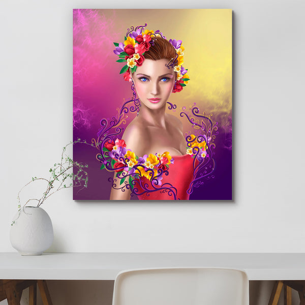 Woman With Hairstyle Color Flowers Peel & Stick Vinyl Wall Sticker-Laminated Wall Stickers-ART_VN_UN-IC 5007026 IC 5007026, Botanical, Fantasy, Floral, Flowers, Nature, woman, with, hairstyle, color, peel, stick, vinyl, wall, sticker, for, home, decoration, beautiful, fairy, artzfolio, wall sticker, wall stickers, wallpaper sticker, wall stickers for bedroom, wall decoration items for bedroom, wall decor for bedroom, wall stickers for hall, wall stickers for living room, vinyl stickers for wall, vinyl stick