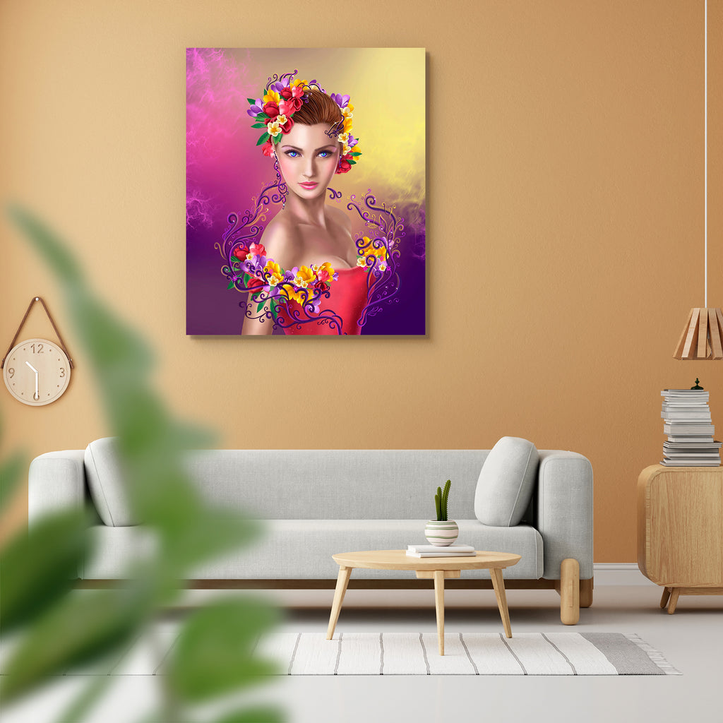 Woman With Hairstyle Color Flowers Peel & Stick Vinyl Wall Sticker-Laminated Wall Stickers-ART_VN_UN-IC 5007026 IC 5007026, Botanical, Fantasy, Floral, Flowers, Nature, woman, with, hairstyle, color, peel, stick, vinyl, wall, sticker, beautiful, fairy, artzfolio, wall sticker, wall stickers, wallpaper sticker, wall stickers for bedroom, wall decoration items for bedroom, wall decor for bedroom, wall stickers for hall, wall stickers for living room, vinyl stickers for wall, vinyl stickers for furniture, wall
