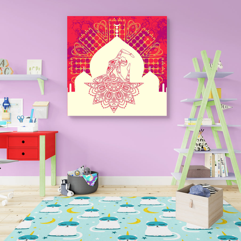 Traditional Indian Arabic Art D7 Peel & Stick Vinyl Wall Sticker-Laminated Wall Stickers-ART_VN_UN-IC 5007035 IC 5007035, Allah, Ancient, Arabic, Asian, Birthday, Botanical, Culture, Decorative, Digital, Digital Art, Ethnic, Floral, Flowers, Geometric, Geometric Abstraction, Graphic, Hand Drawn, Historical, Illustrations, Indian, Islam, Mandala, Medieval, Nature, Signs, Signs and Symbols, Spiritual, Sports, Symbols, Traditional, Tribal, Vintage, World Culture, art, d7, peel, stick, vinyl, wall, sticker, asi
