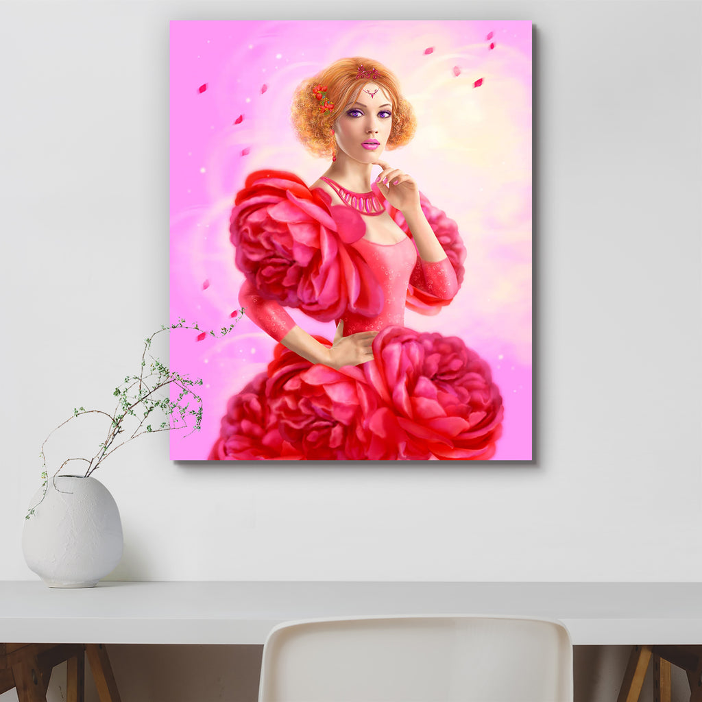 Woman Spring In Dress Roses Peel & Stick Vinyl Wall Sticker-Laminated Wall Stickers-ART_VN_UN-IC 5007051 IC 5007051, Botanical, Floral, Flowers, Nature, woman, spring, in, dress, roses, peel, stick, vinyl, wall, sticker, beautiful, roses., flower, illustration., artzfolio, wall sticker, wall stickers, wallpaper sticker, wall stickers for bedroom, wall decoration items for bedroom, wall decor for bedroom, wall stickers for hall, wall stickers for living room, vinyl stickers for wall, vinyl stickers for furni