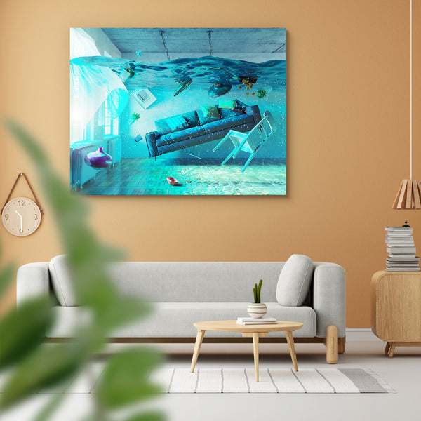 An Underwater View Peel & Stick Vinyl Wall Sticker-Laminated Wall Stickers-ART_VN_UN-IC 5007055 IC 5007055, 3D, Architecture, Modern Art, Signs, Signs and Symbols, an, underwater, view, peel, stick, vinyl, wall, sticker, for, home, decoration, insurance, flood, plumbing, apartment, disaster, water, leak, plumber, flooding, accident, house, damage, concept, emergency, bubbles, chair, contemporary, creative, curtains, decor, design, diving, flooded, furniture, indoors, inside, interior, leaking, lifestyle, li